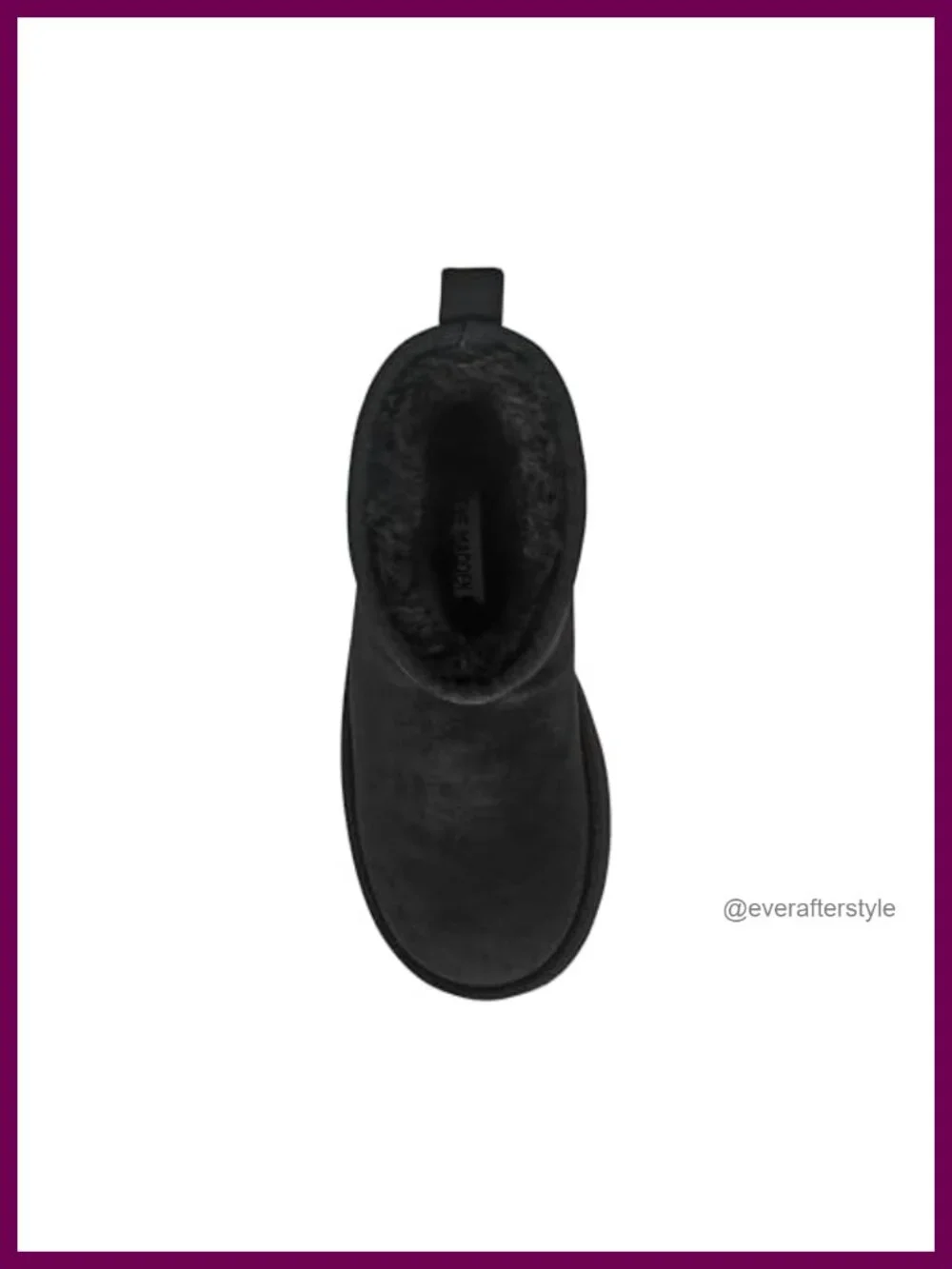 Suede Ankle Platform Booties Faux Fur Lining Round Toe Pull-On